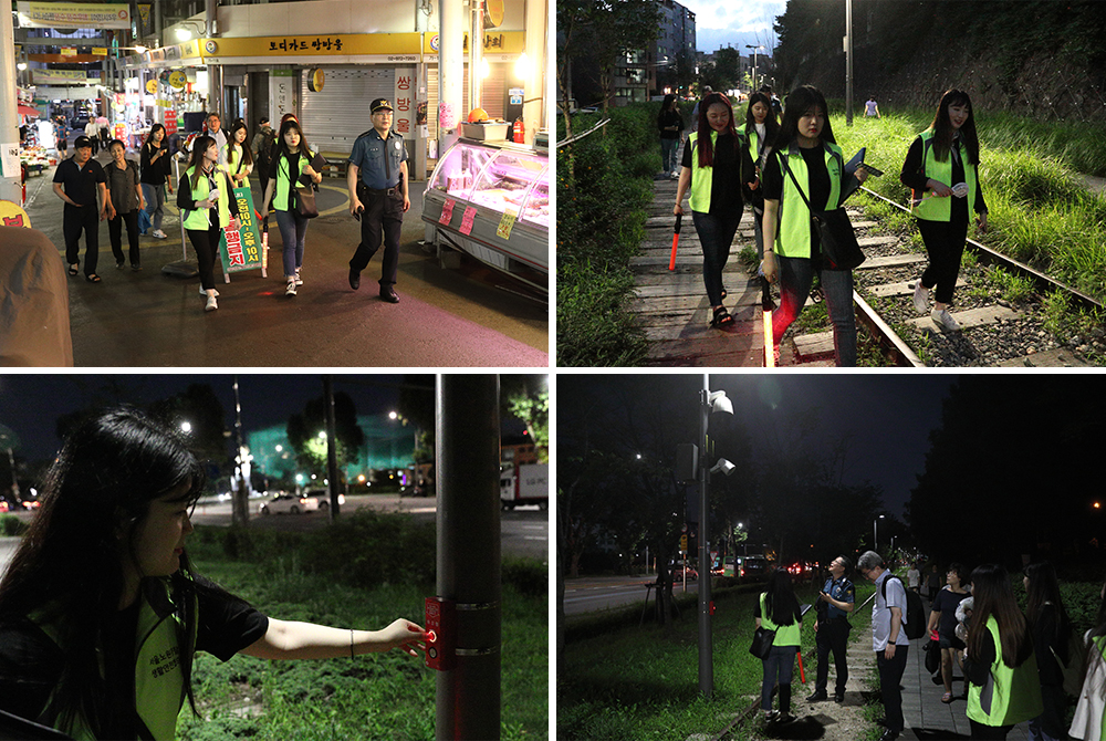 총학생회 비대위-화랑지구대, 학교 인근 안전지킴이 야간 순찰활동 진행 이미지2