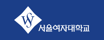 파랑색 배경 화이트 반전 로고 활용 예시