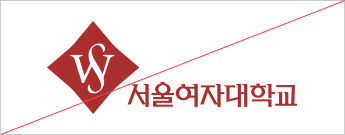 로고타입을 심볼과 동일한 자주색으로 임의 변경하여 사용한 사례(금지)